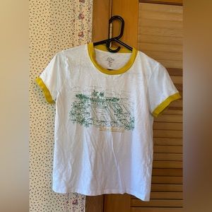 J.Crew Piped Graphic Tee Sz. XS